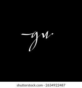 gw initial name signature logo