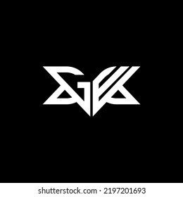 GW letter logo creative design with vector graphic, GW simple and modern logo.