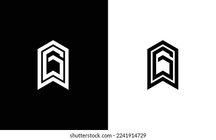 gw Letter Logo Design. Initial letters wg logo icon.