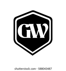 Gw Logo Stock Vector (Royalty Free) 588043487 | Shutterstock