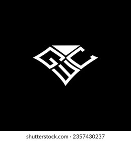 GWC letter logo vector design, GWC simple and modern logo. GWC luxurious alphabet design  