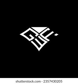 GWF letter logo vector design, GWF simple and modern logo. GWF luxurious alphabet design  