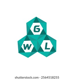 GWL creative minimalist letter logo. GWL unique vector initials alphabet letter logo design

