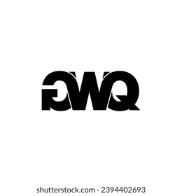 Vector de diseño del logotipo de la carta de GWQ