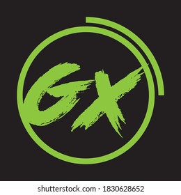 GX Letter Logo Design Creative Icon Modern Letters Vector Logo