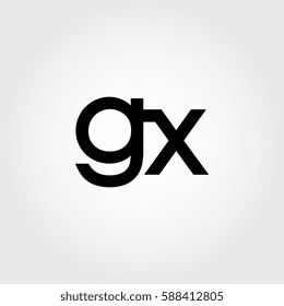 gx lowercase logo black interrelated
