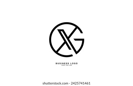 GX, XG, G, X, abstrakte Buchstaben Logo Monogramm	
