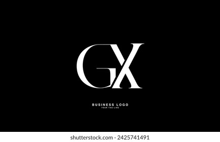 GX, XG, G, X, abstrakte Buchstaben Logo Monogramm	
