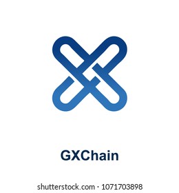 GXChain Cryptocurrency Coin Sign 