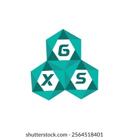GXS creative minimalist letter logo. GXS unique vector initials alphabet letter logo design

