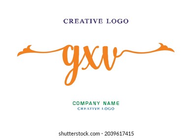 El logotipo de grabado GXV es sencillo, fácil de entender y autoritario