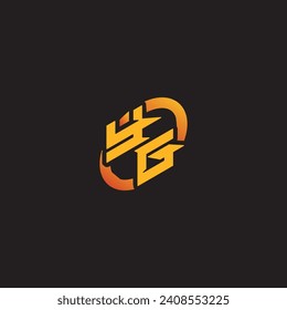 GY combination letter unique initials logo esport for gaming team, youtube, twitch