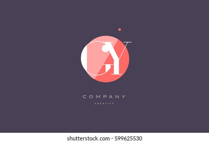 gy g y  retro vintage simple rhombus three 3 letter combination black white alphabet company logo line design vector icon template 