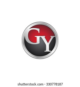 GY initial circle logo red