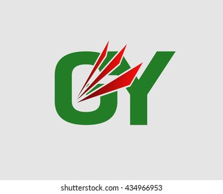 GY letter logo
