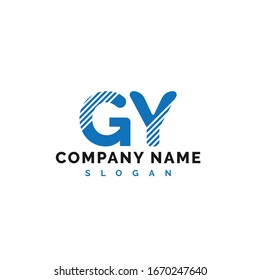 GY Letter Logo Design. GY letter logo Vector Illustration - Vector