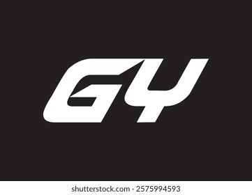 GY letter logo and initial logo design