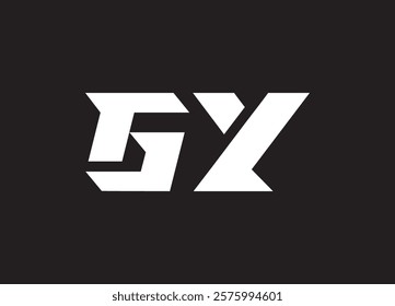 GY letter logo and initial logo design