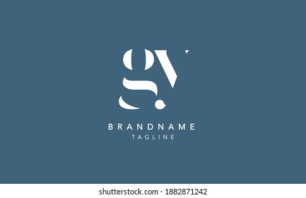 GY Lowercase Letter Initial Icon Logo Design Vector Illustration