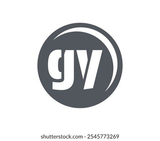 GY sport emblem or team logotype. Ball logo with a combination of Initial letter G and Y for balls shop, sports company, training, club badge. Vector illustration.
