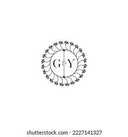 GY wedding concept floral in high quality professional design that will print well across any print media