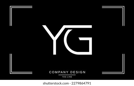 GY, YG, Abstract Letters Logo Monogram