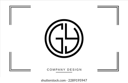 GY, YG, Abstract Letters Logo Monogram