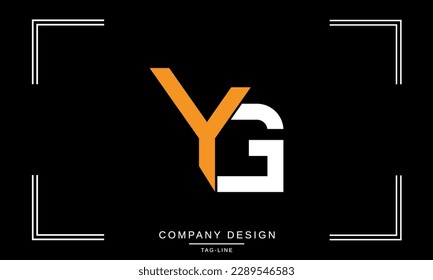 GY, YG, Abstract Letters Logo Monogram