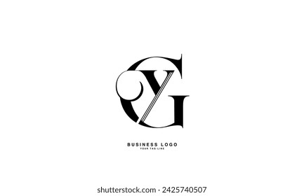 GY, YG, G, Y, Abstract Letters Logo Monogram	