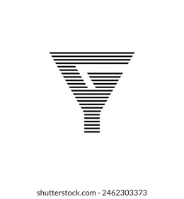 GY, YG, G AND Y Abstract initial monogram letter alphabet logo design