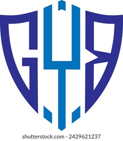 GYB Shield Logo design, icon, symbol, vector file