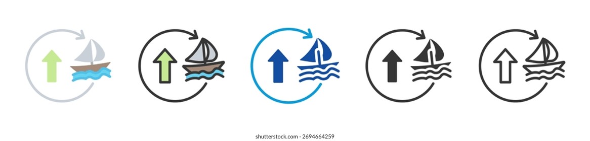 ícone de gibe definir coleção multi estilo vários