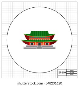 Gyeongbokgung royal palace icon