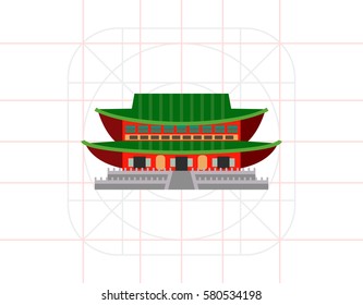 Gyeongbokgung royal palace icon
