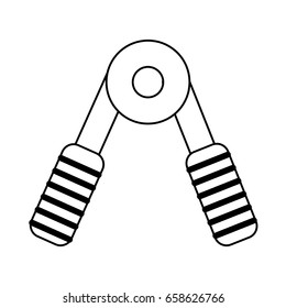 Gym accessories sport illustration