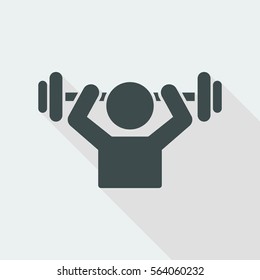 Gym activity - Vector web icon