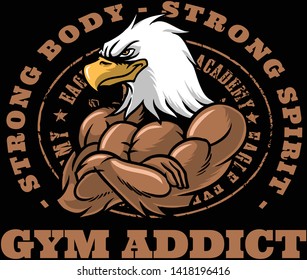 Gym addiction means a strong body, a strong body means a strong spirit. Be strong. 