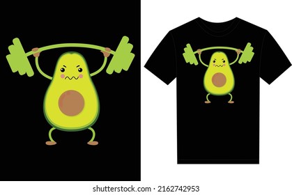 Gym Avocado Funny T-shirt For Avocado Lover