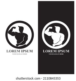  Gym Badge  Fitness Logo Design Vector object and Icons for Sport Label 