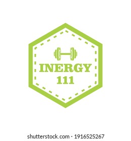 gym badge logo design eps