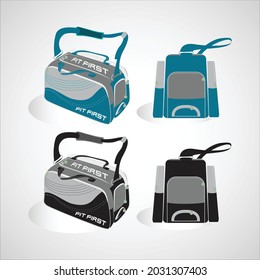 Gym bag with 2 color references