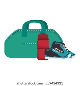 gym bag equipment icon