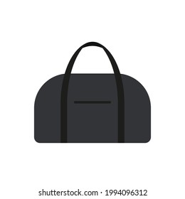 Gym Bag Icon. Vector Illustration. Isolated.