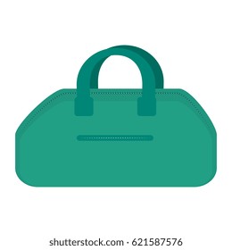 gym bag isolated icon