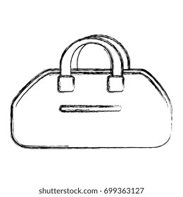 gym bag isolated icon