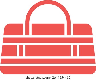 Ícone de vetor Bolsa de Ginástica. Pode ser usado para impressão, aplicativos móveis e da Web.