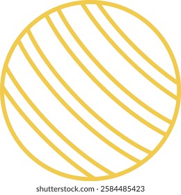 Gym Ball vector icon. Can be used for printing, mobile and web applications.