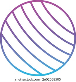 Gym Ball vector icon. Can be used for printing, mobile and web applications.