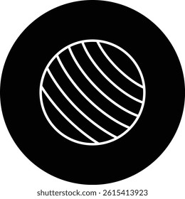 Gym Ball vector icon. Can be used for printing, mobile and web applications.