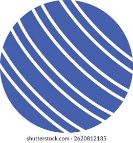 Icono de Vector de pelota de gimnasio. Se puede utilizar para aplicaciones de impresión, móviles y de Web.